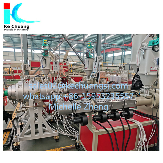 PE pipe plastic pipe  extrusion  production line