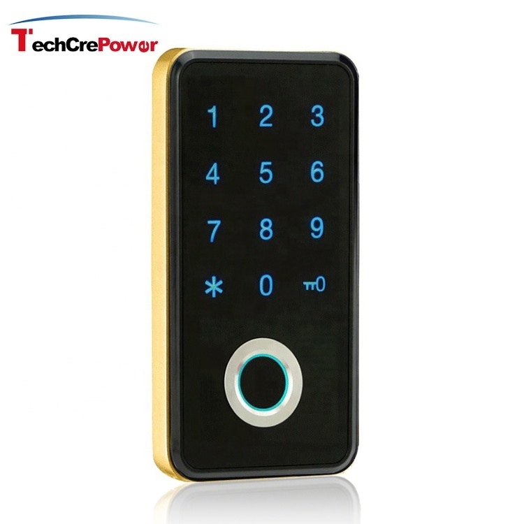 Colorful fashion zinc alloy small safety biometric smart electronic digital fingerprint lock furniture drawer lock