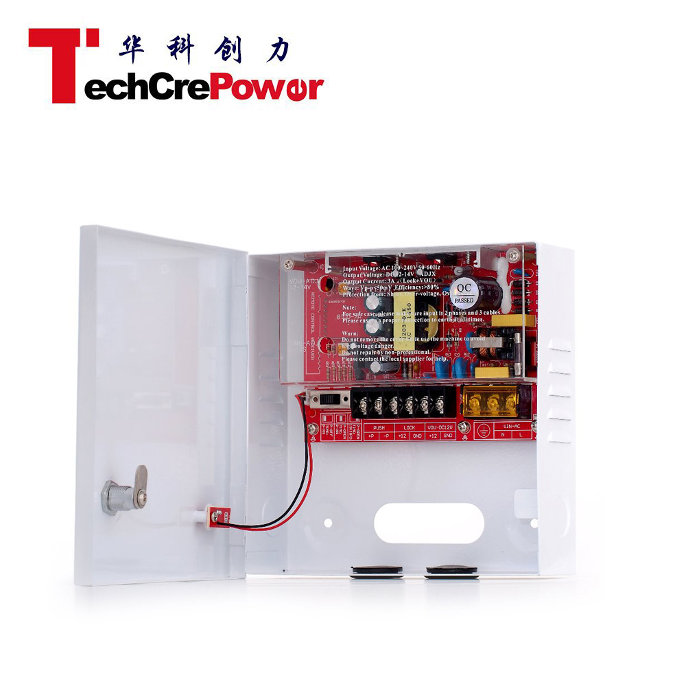 Factory supply 12V DC active NC/NO switch power supply with metal box