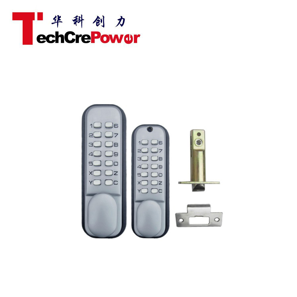 High quality Mechanical push button pin code door lock with keypad