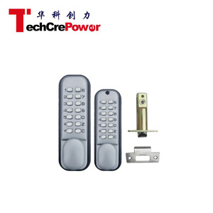 High quality Mechanical push button pin code door lock with keypad