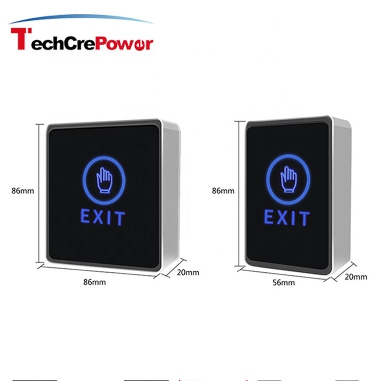 Surface mount touch  exit button switches with LED lights Indicator