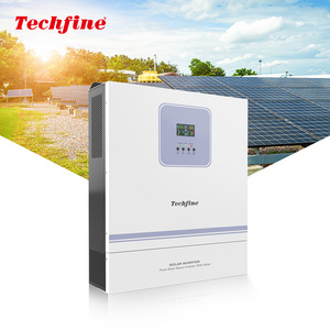 Mppt High Frequency 500vdc Solar Inverter 48V 230V 8000W Hybrid Off Grid Inverter 120A Solar Charge Controller Inverter