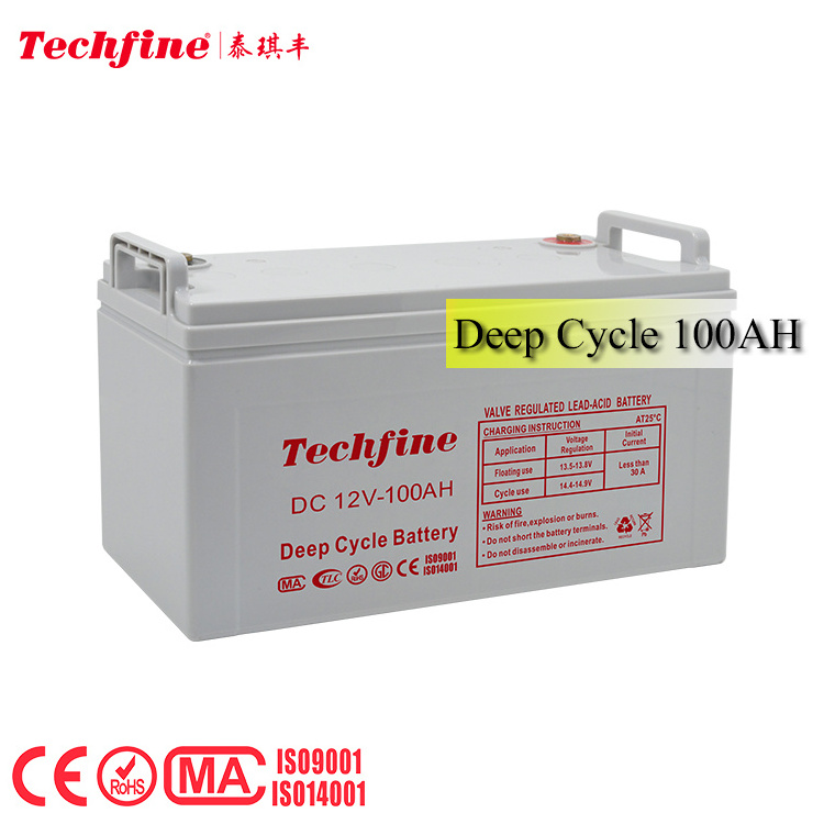 Best sale in market 2V 6V 12V 80ah 100ah 120ah 150ah 200ah lead acid AGM batteries for solar panels