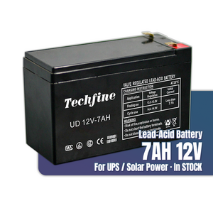 Techfine  Lead Acid Solar Battery 12V 7AH 9AH 12AH 17AH no Maintenance Low Self Discharge high efficient