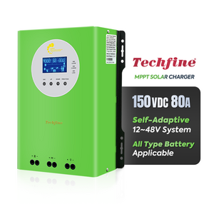 Techfine 80A mppt solar hybrid inverter 80 amp charge controller mppt used mppt charge controller for sale