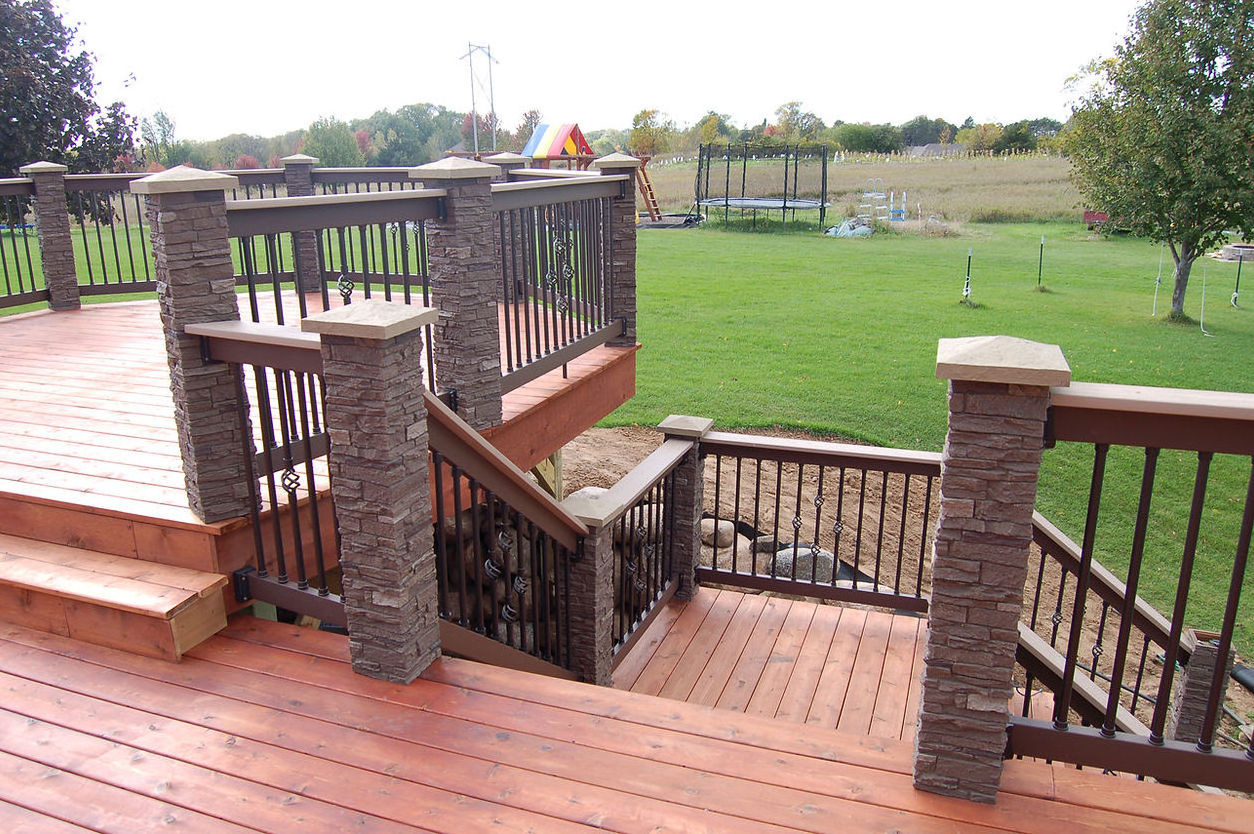 Natural RUNDLE RIDGE Slate Stone Column and Pillar