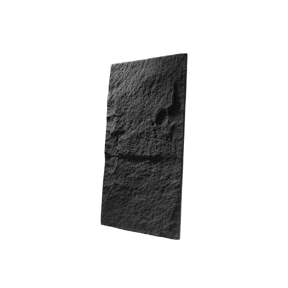 PU Black Stone Fake Stone Wall