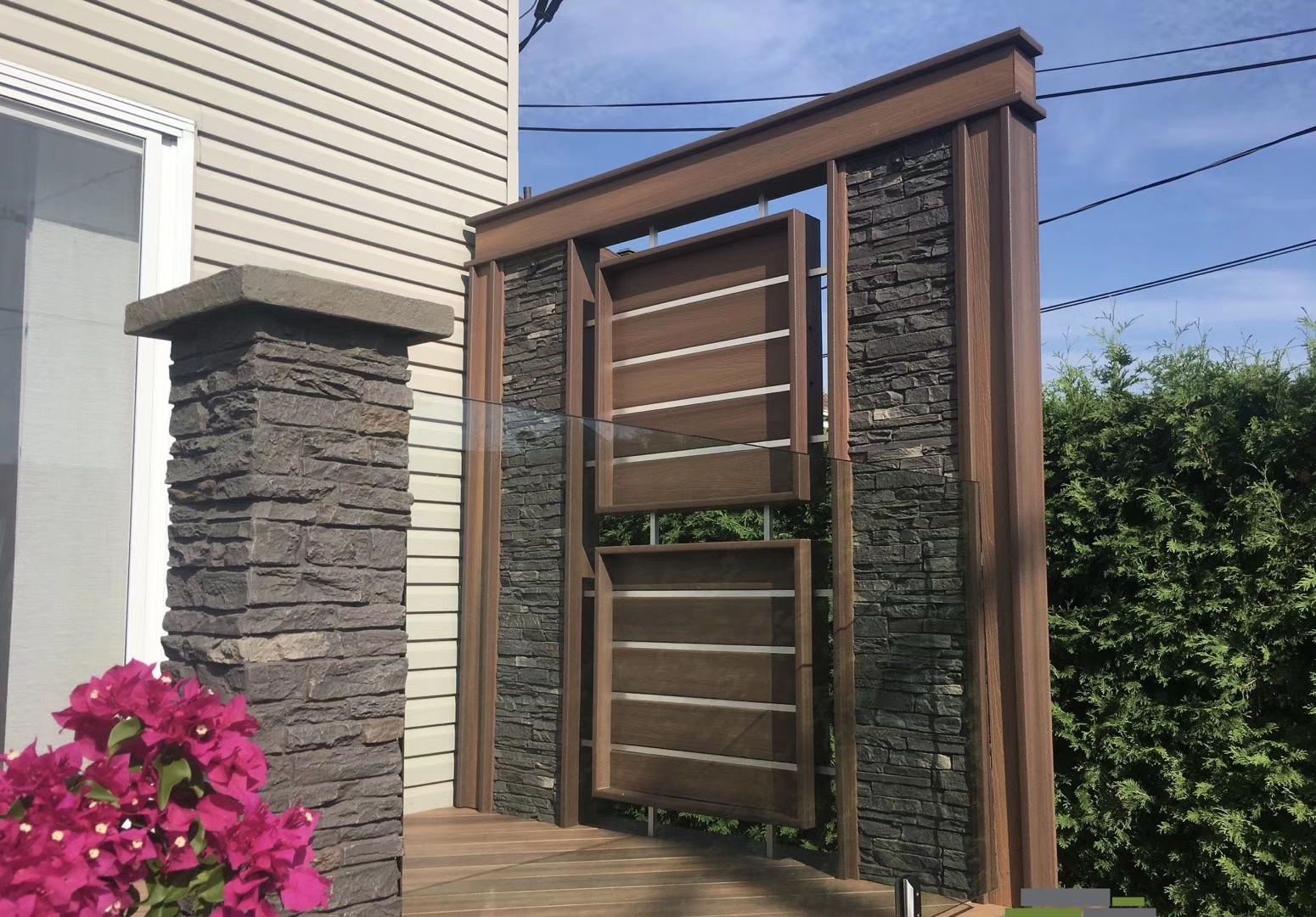 Natural RUNDLE RIDGE Slate Stone Column and Pillar