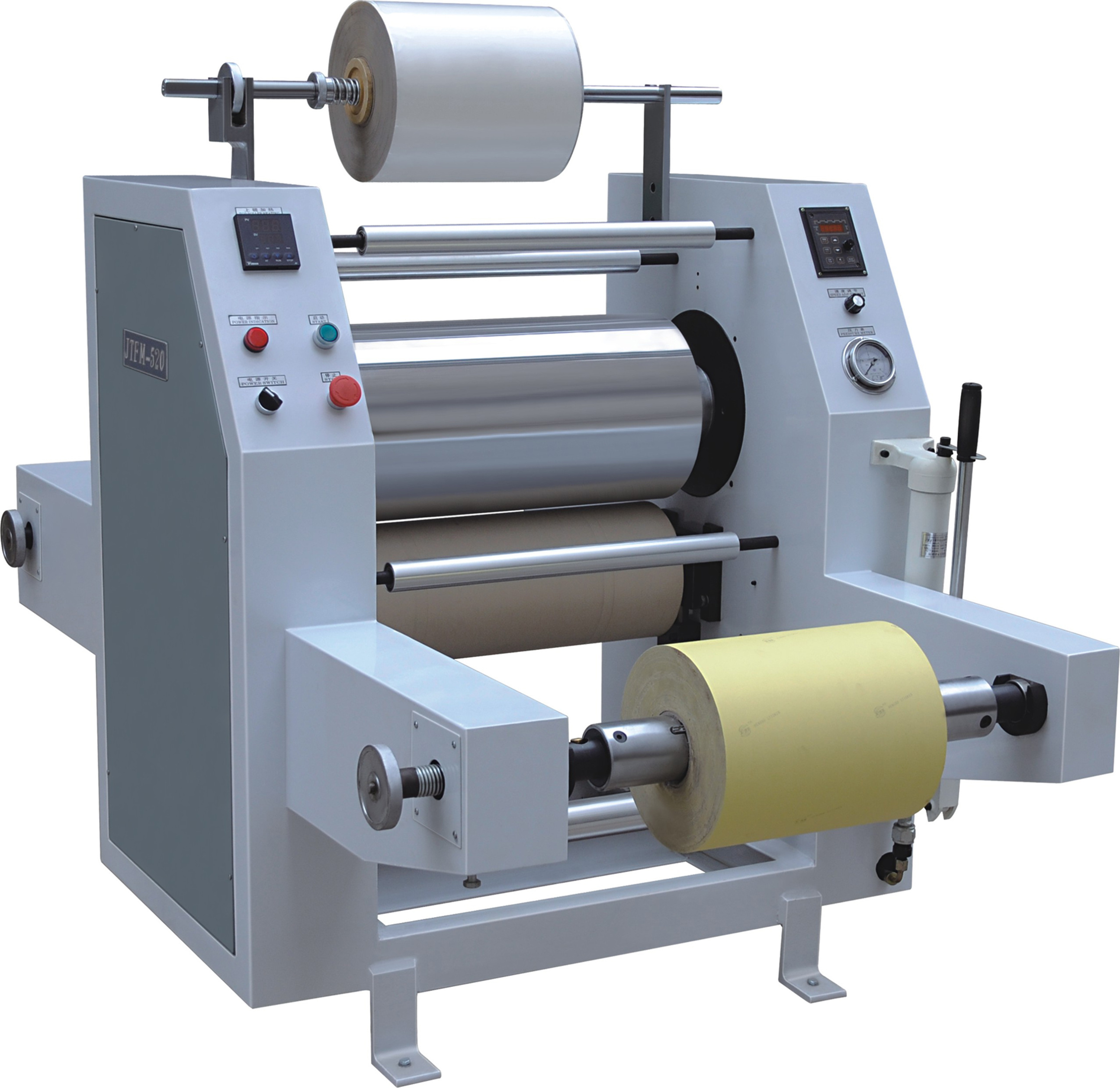 Heavy Duty Adhesive Paper Roll Film Laminator Machine