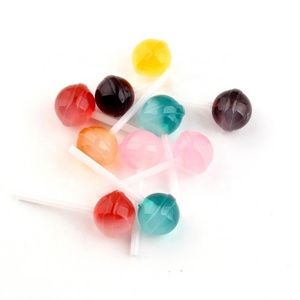 Popular Slime Charms Clear Round Ball Lollipop Sweet Candy Dollhouse Craft Supplies for DIY Pendant Earing Accessories