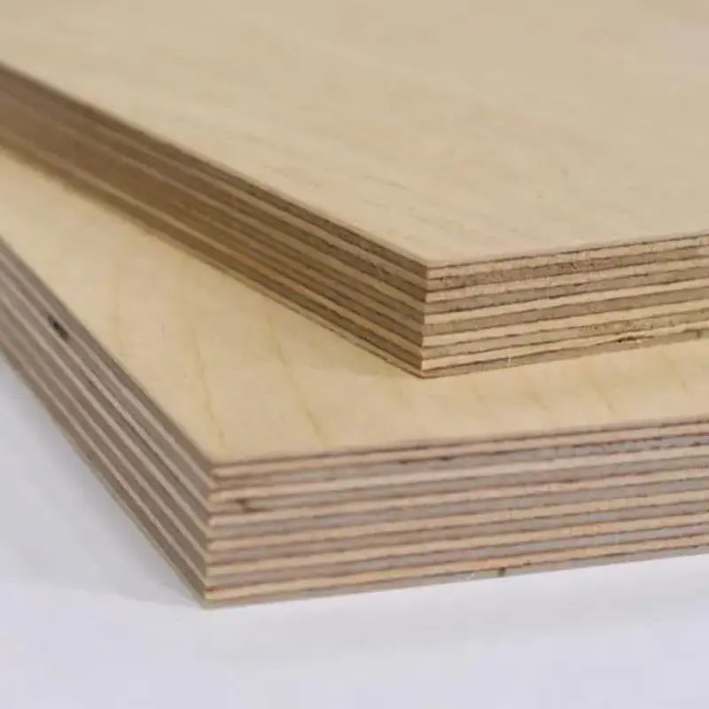 Wholesale 18mm Wood Veneer Plywood Sheet 4x8ft Birch Plywood