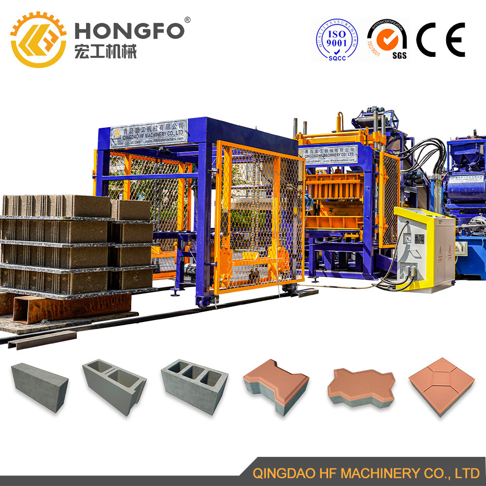 QT5-15 Full Automatic Hydraulic hollow brick making machine CHB block machine in Philippines