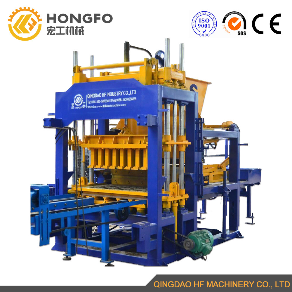 QT5-15 Automatic Hydraulic Block Moulding Machinery Concrete Hollow Brick Making Machine with Factory Price