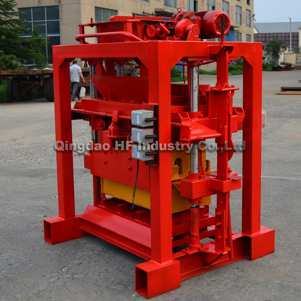 QT4-40 hydrafulic manual interlocking brick making machine brick moulding machines for sale in botswana