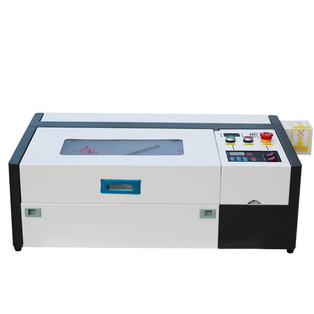 mini Factory Outlet Store 40w/50w 3020 CO2 Ruida Laser engraving machine for rock/Acrylic/MDF/mug