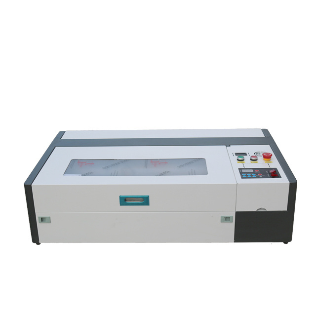 mini 40w/50w laser cutting machine 3050 co2 rubber stamp making laser engraving machine for photo/crystal