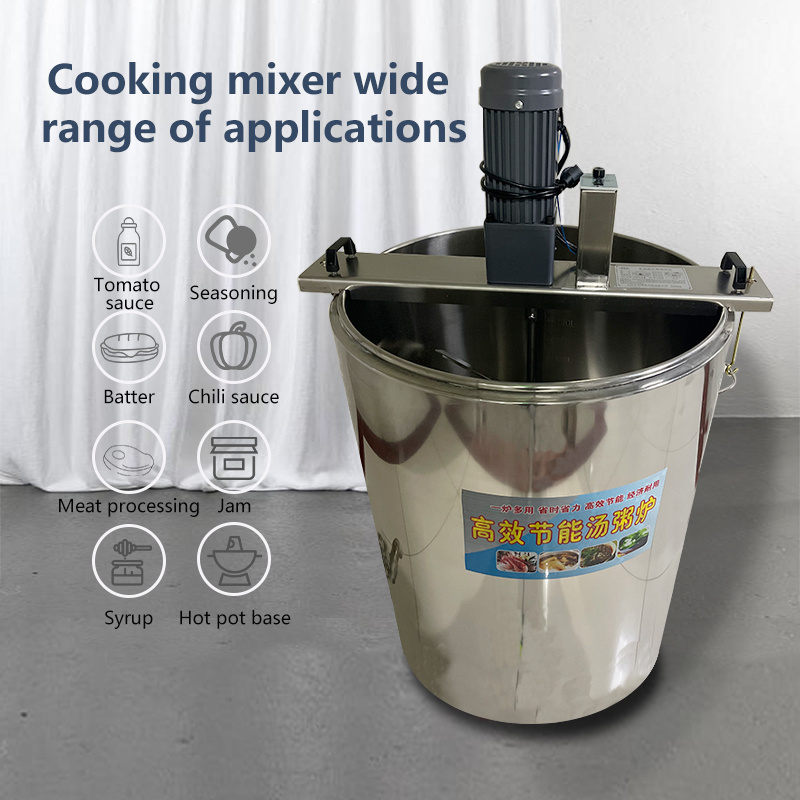 Manufacturer's customized automatic gas and natural gas mixer, cooking mixing pot, sauce, juice, and jam