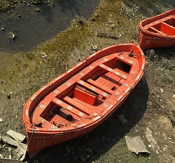 Fassmer Germany Made Ship Lifeboat High Quality Fiberglass Open Lifeboat Bangladesh