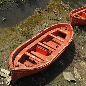 Fassmer Germany Made Ship Lifeboat High Quality Fiberglass Open Lifeboat Bangladesh