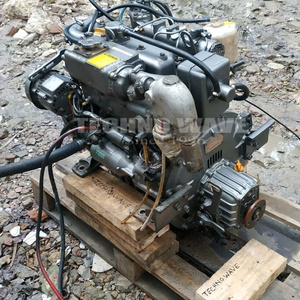 3 cylinders Boat engine Yan mar 3JH25A inboard marine diesel sea water cooling electric starting 25hp motor for sale