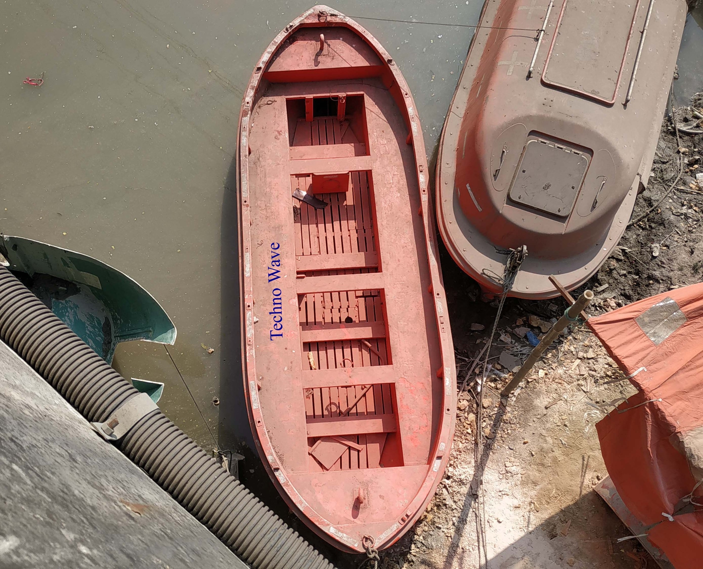 Open Lifeboat High Quality Fiberglass Yokohama Japan made 6.50 meter long