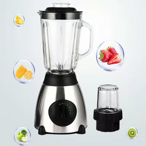 Commercial Electric Portable Multifunctional Blender Smoothie Juicer Food Processor Glass Cups Household Hotels Push Button