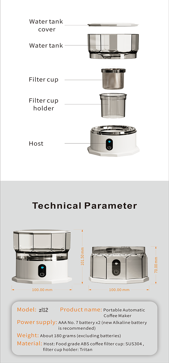 Best-selling Mini Portable Coffee Machine Design for Outdoor Traveling and Hotel Use manual espresso capulse coffee