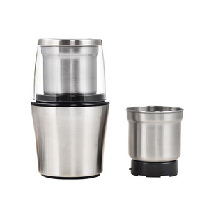 Small Kitchen Coffee Bean Grinder Stainless Steel Wet&Dry Grinder Portable Electric Grinder