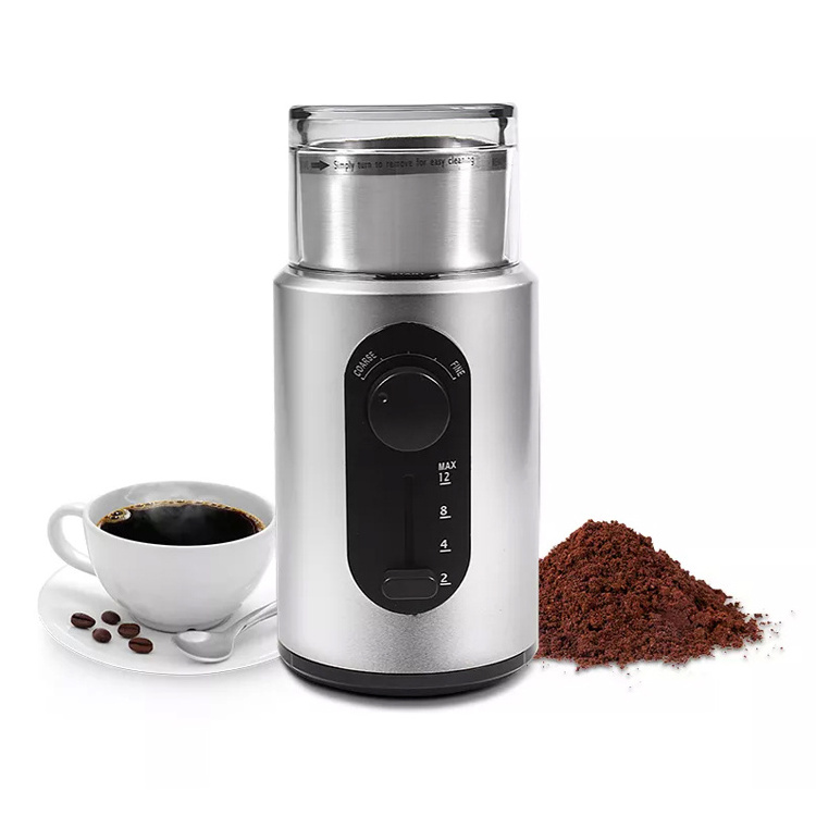 Hot Selling Professional Espresso Adjust Coffee Bean Grinder Blade Grinder  Spice Electric Household Coffee Grinder