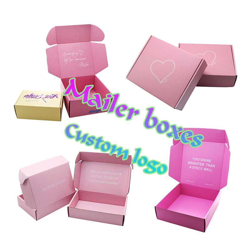 wholesale luxury christmas pretty t shirt jewellery box corrugated mailer box custom logo with insert