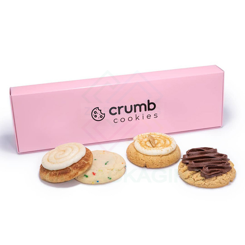 Wholesale Custom Pastry Box Cookie Box With Logo Packaging Box For Cookie macaroon sweet Bakery Packaging