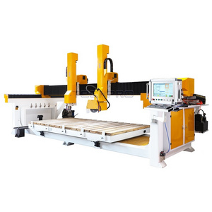 Best selling 1325 4*8ft 2032 CNC 4 Axis bridge saw 3D Stone Statue Carving Cnc Jade Carving Machine