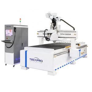 Automatic New design atc cnc router machine 3d cnc wood carving with saw blade for door kitchen cabinet furniture making