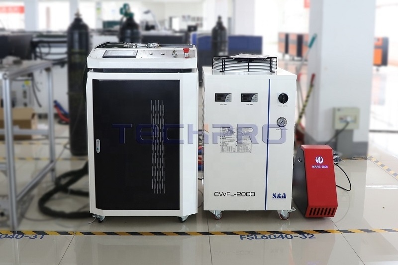 TechPro fiber laser welding machine 1000w 1500w 2000w laser welding machine handheld laser welder for sale