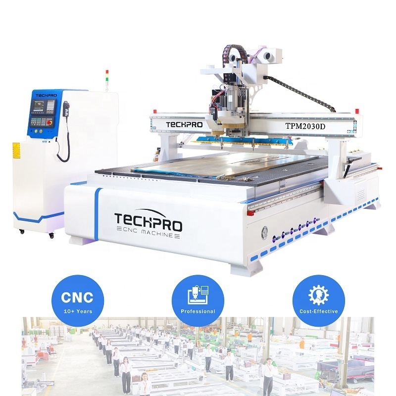 Factory Supply Auto Woodworking 2030 CNC Furniture ATC CNC Router Wood Cutting Machine With Drill Bank for Sale