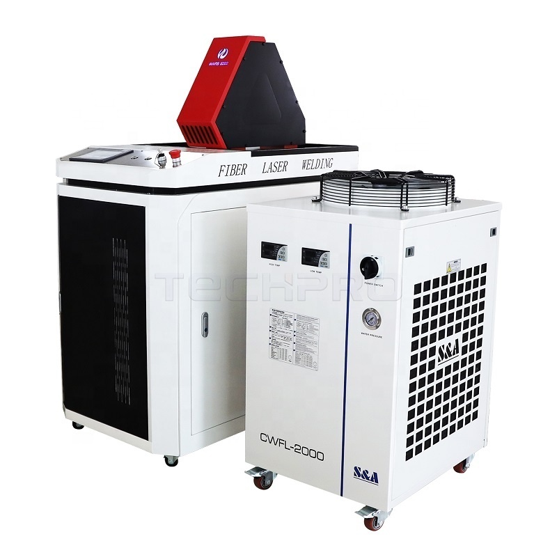 TechPro fiber laser welding machine 1000w 1500w 2000w laser welding machine handheld laser welder for sale