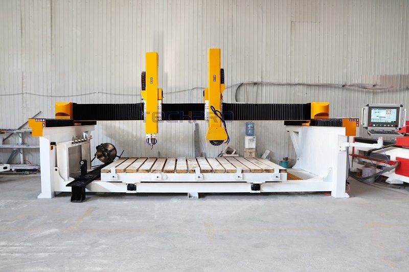 Best selling 1325 4*8ft 2032 CNC 4 Axis bridge saw 3D Stone Statue Carving Cnc Jade Carving Machine