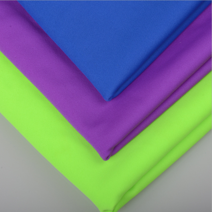 Anti UV 4 way stretch 82 polyamide 18 elastane single jersey lycra swimwear fabric with good color fastness