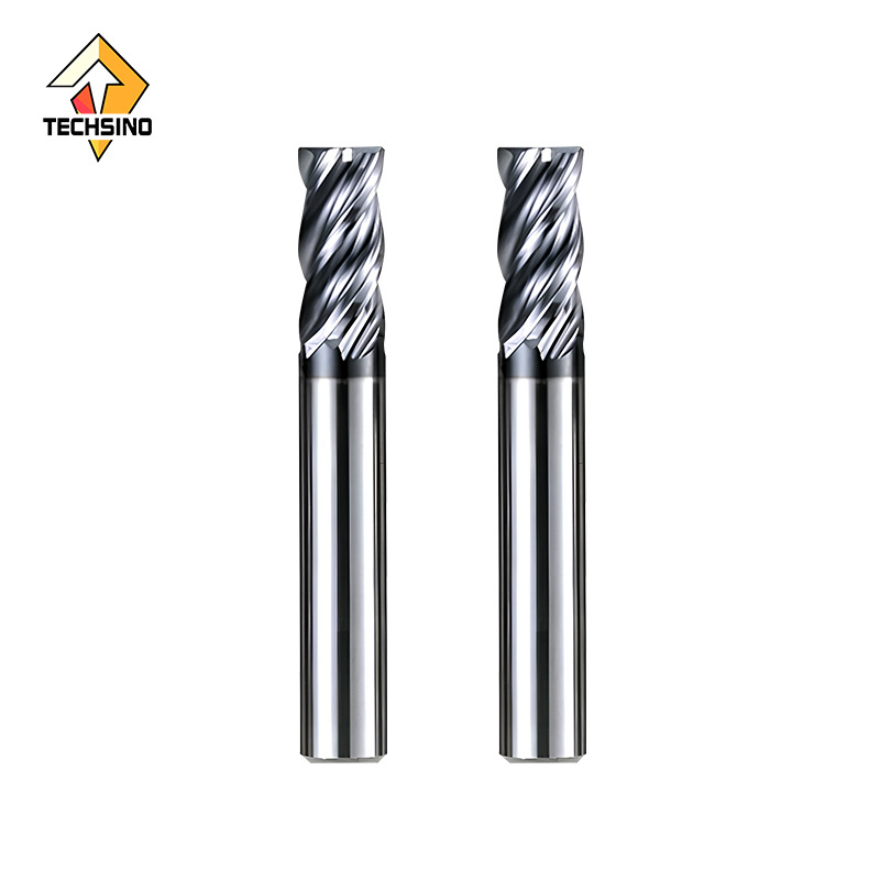 4-Flute End Mill Cutter with Square Shoulder CNC Cutting Tools  hss eps eva ball end mill Micro Grain Carbide End Mill