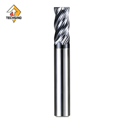 4-Flute End Mill Cutter with Square Shoulder CNC Cutting Tools  hss eps eva ball end mill Micro Grain Carbide End Mill