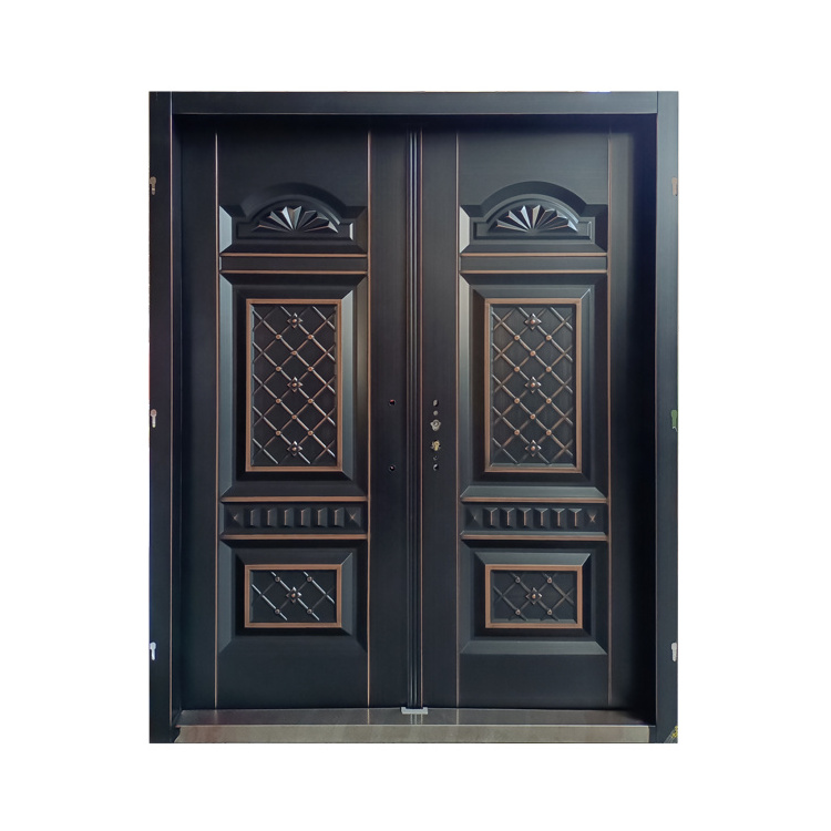 TECHTOP flush GI steel sheet hotel room door polyurethane insulated steel door fiber steel door For Office