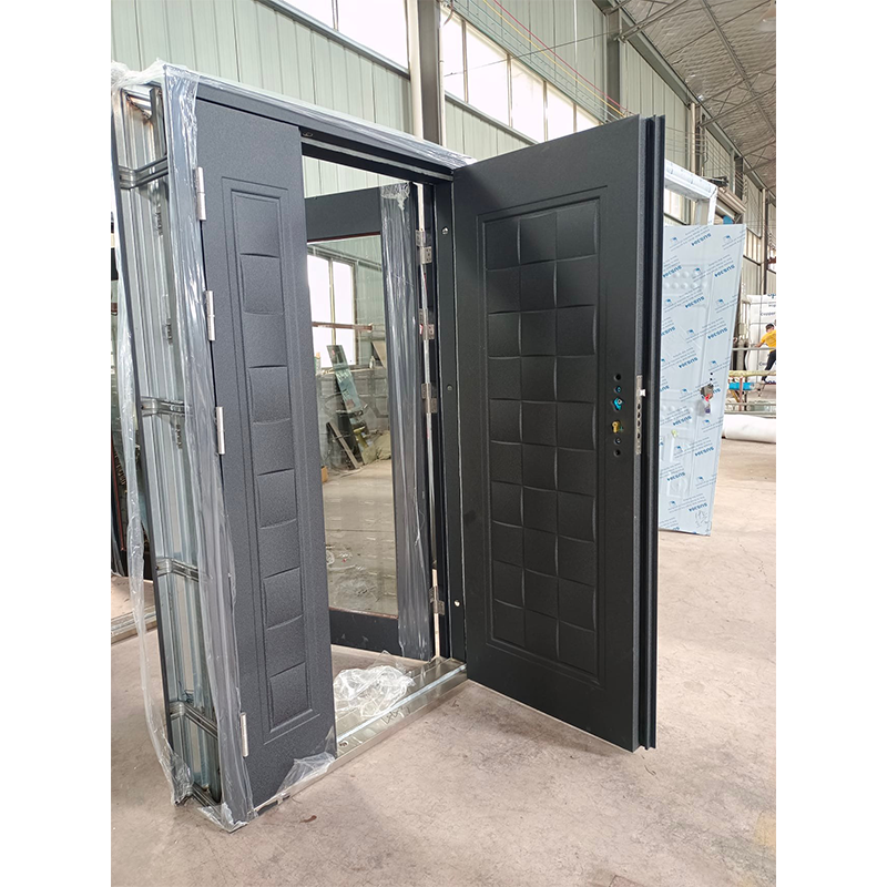 TECHTOP China Manufacturer 2022 Latest Design Composite Style Steel Security Door Insulated Iron Door