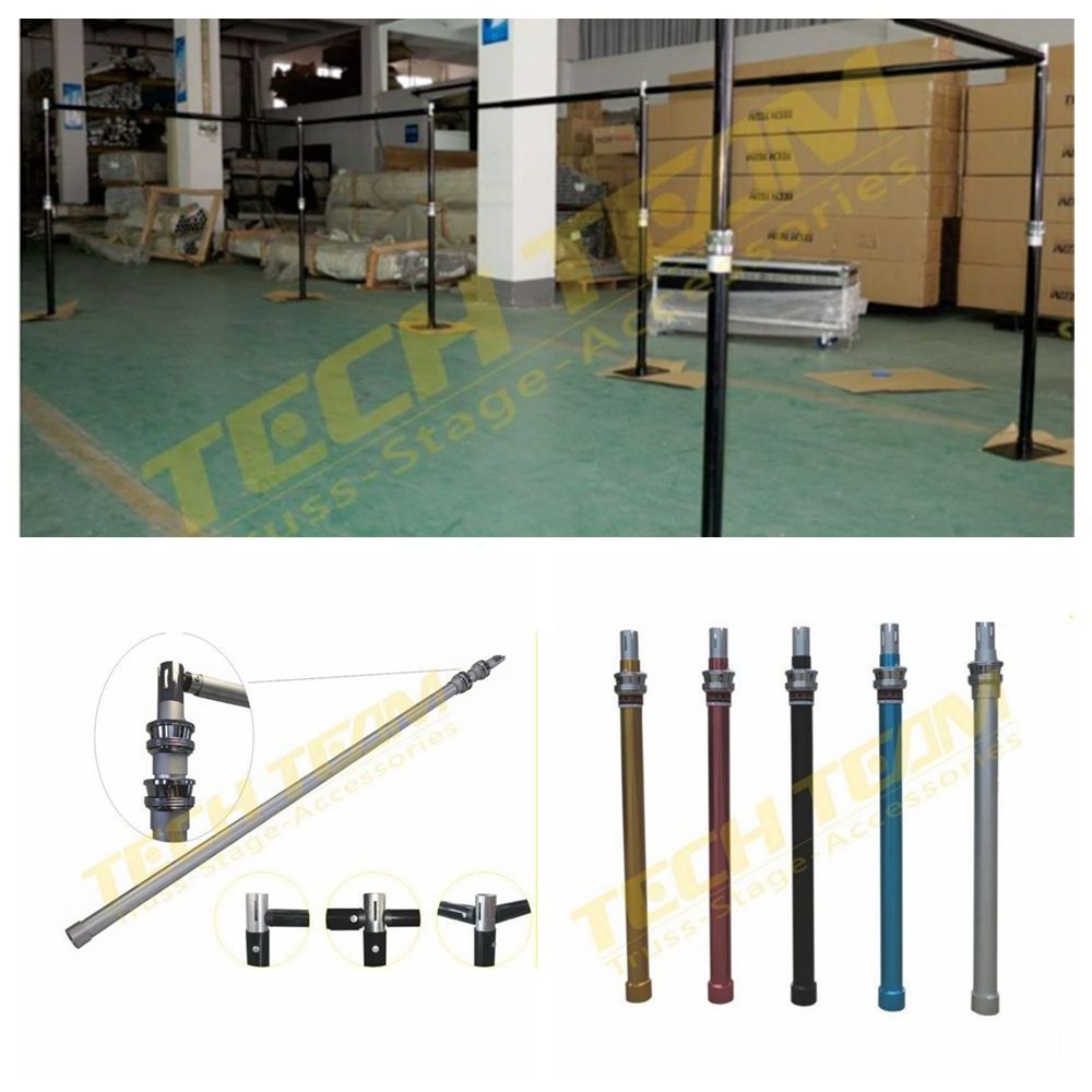 Aluminum telescopic pipe , backdrop pipe and drape for wedding ,used pipe and drape for sale