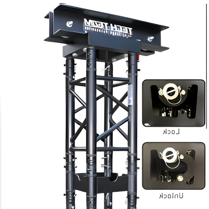 Techteam ground support sleeve block lifting heavy duty truss 7.5m higher Crank Stand Tower Metal Truss Lifting For Sale