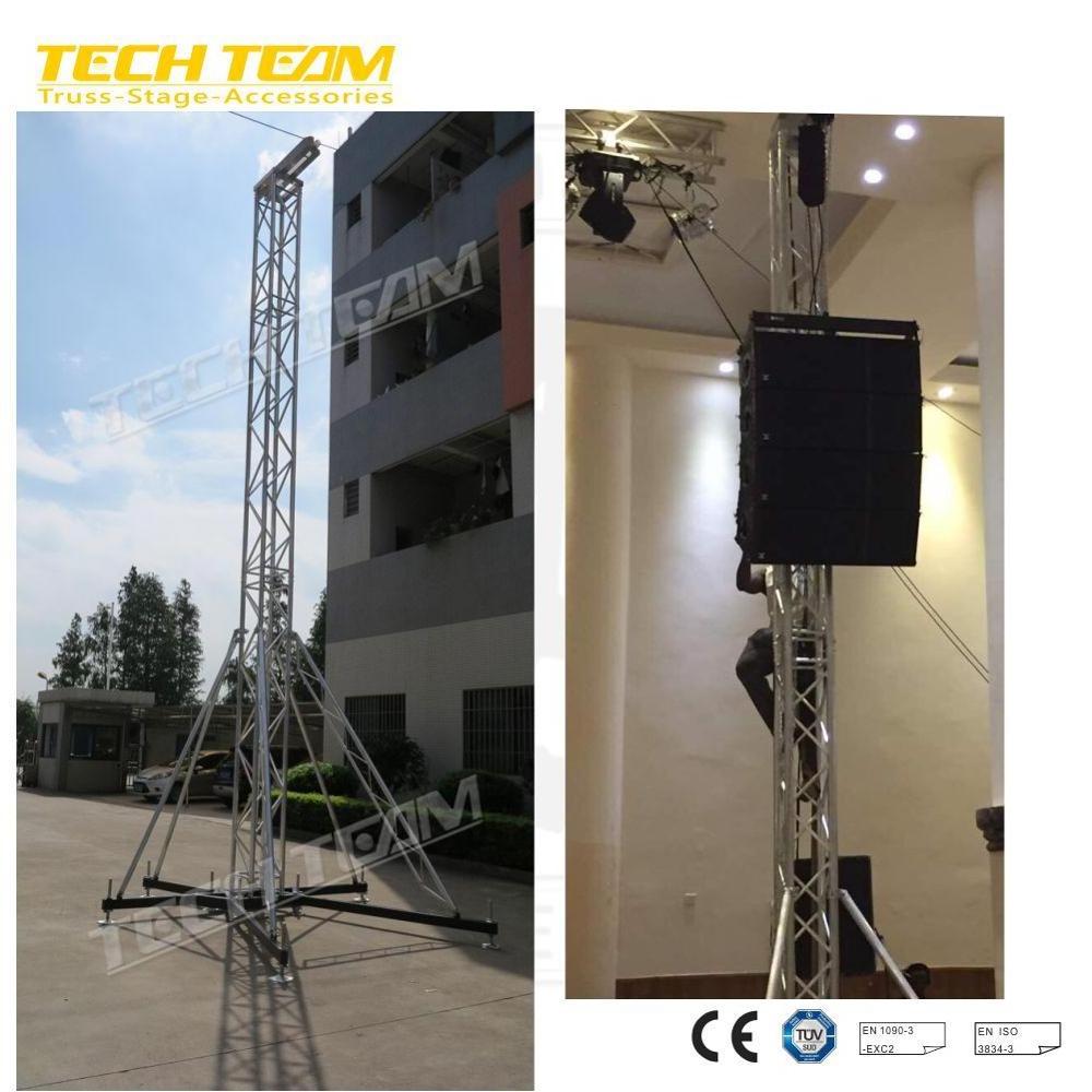 8m Max Load 800kg Line Array Stand Portable Outdoor Speaker/Truss/Light Lifter Tower