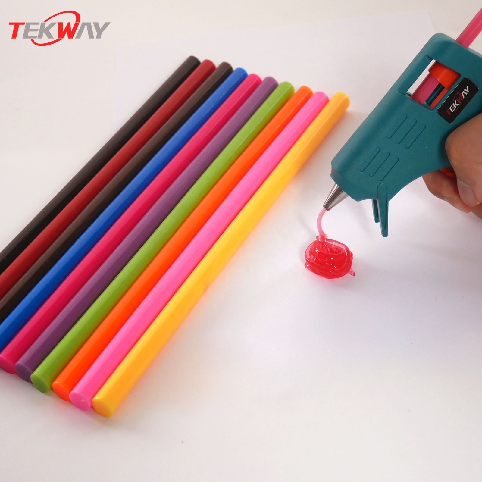 Wholesale colorful glue sticks 7mm 11mm Mini Hot Glue Gun Sticks EVA Silicone Stick Compatible with Most Glue Guns for DIY