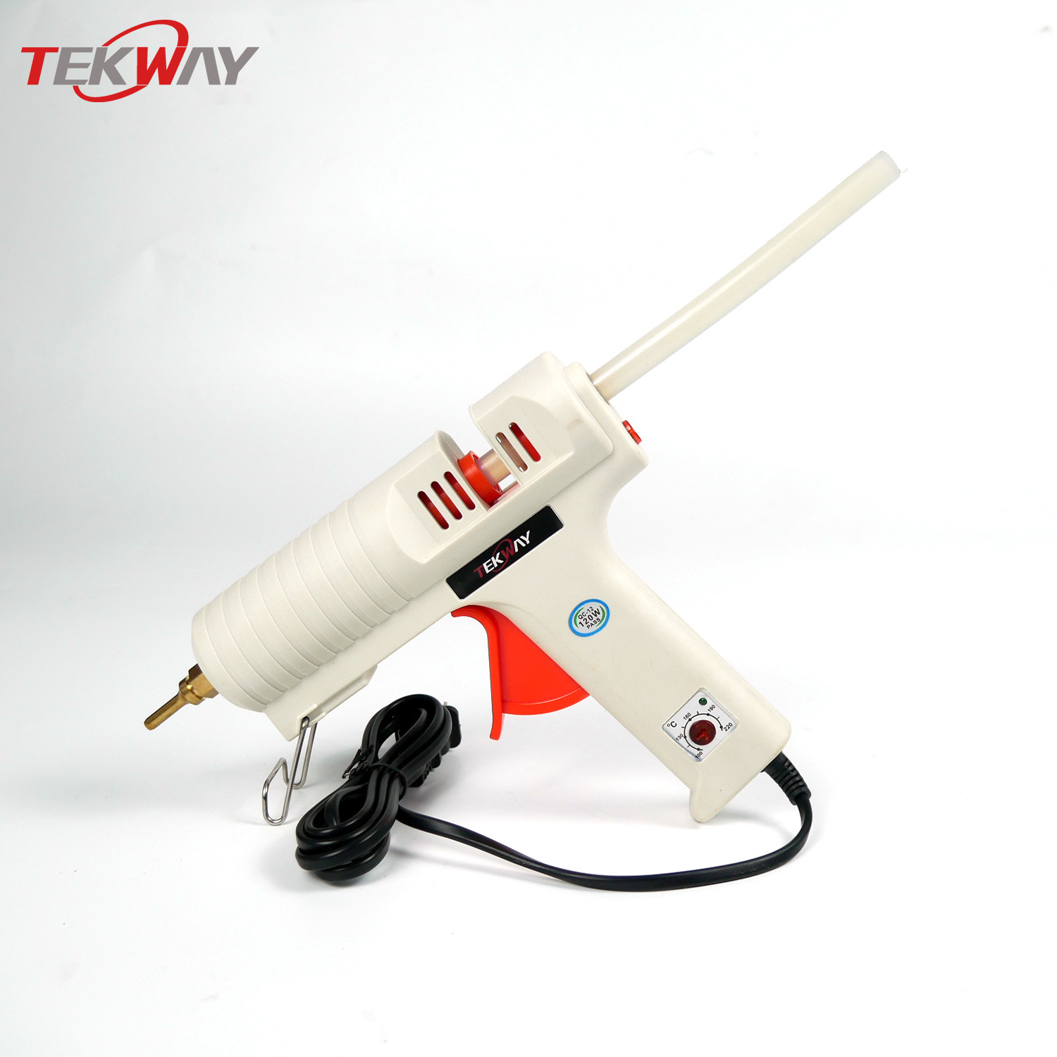 High quality copper nozzle temperature adjustable hot melt glue gun  With Adjustable Temperature 100w High Temp Professional