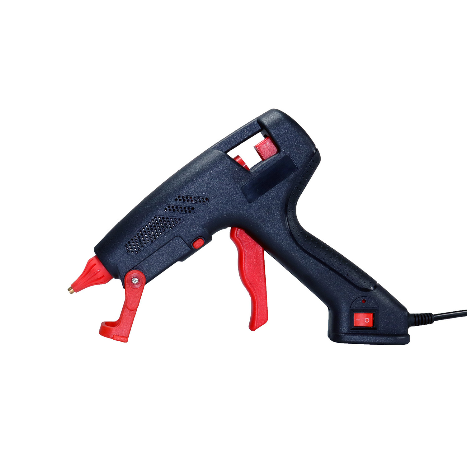 2023 wholesale hot selling high quality 100W professional glue gun OEM industrial use heatproof nozzle protector  big trigger