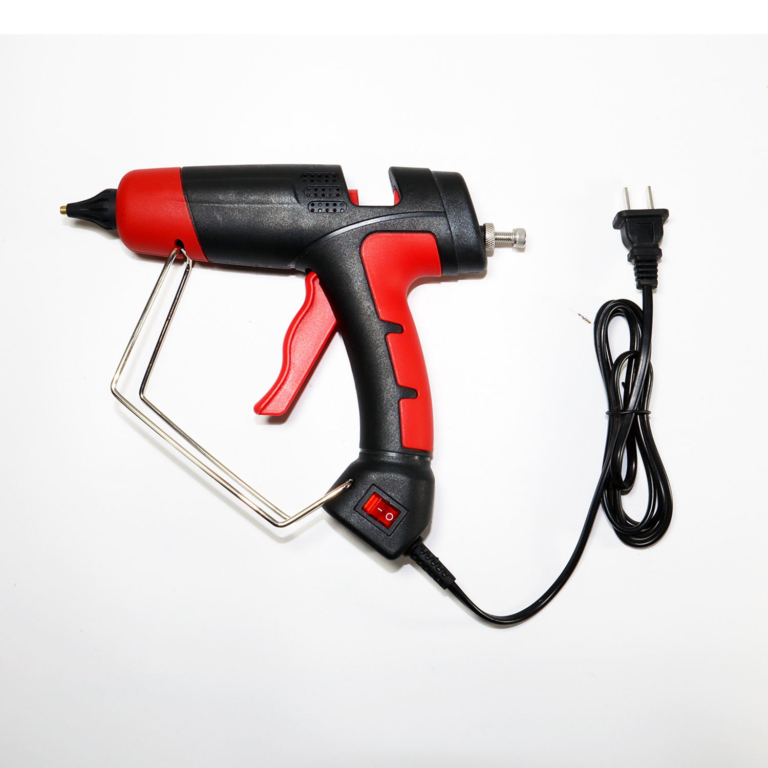 Chinese hot selling high quality 100W-120W hot melt glue gun with a big stand for industrial use customizable brand and color